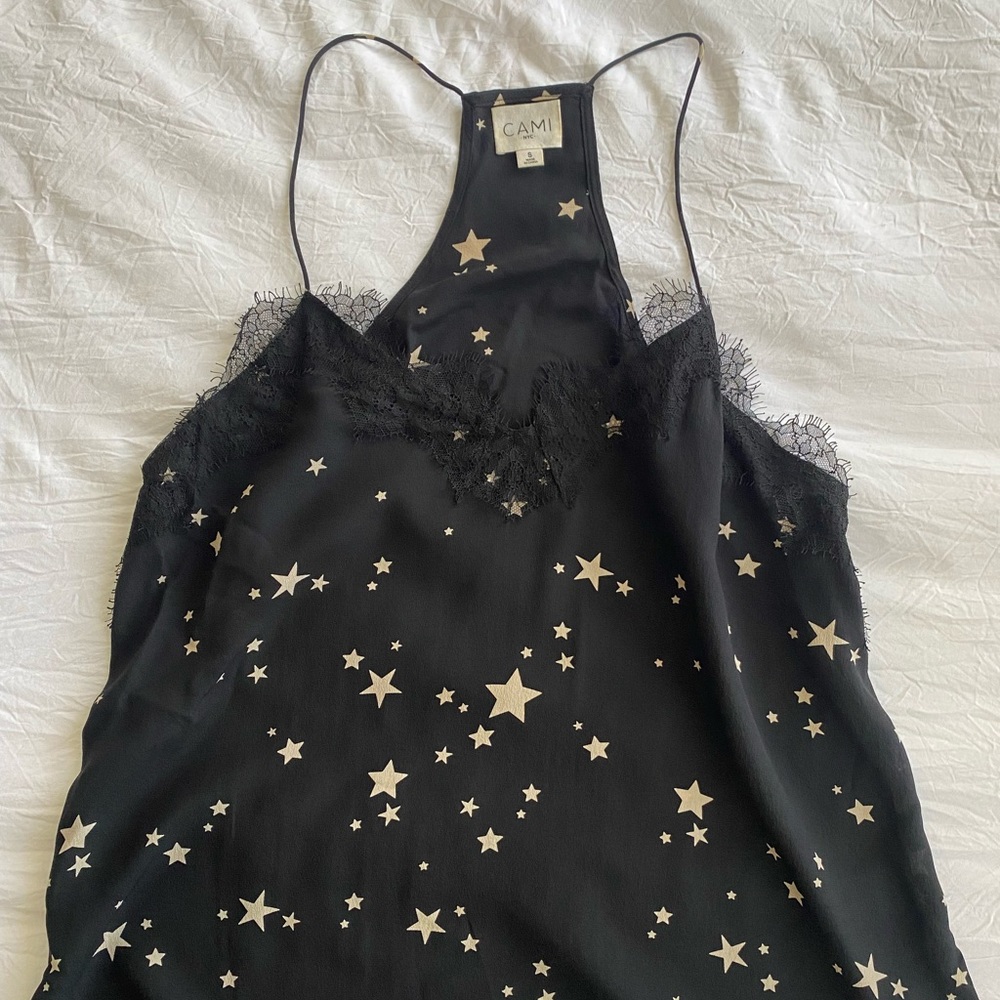 Star print cami nyc camisole